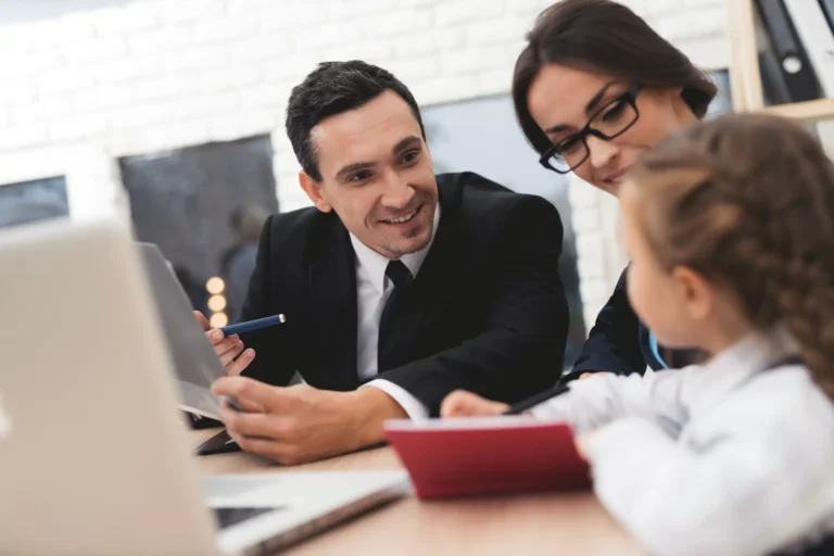 talking with clients